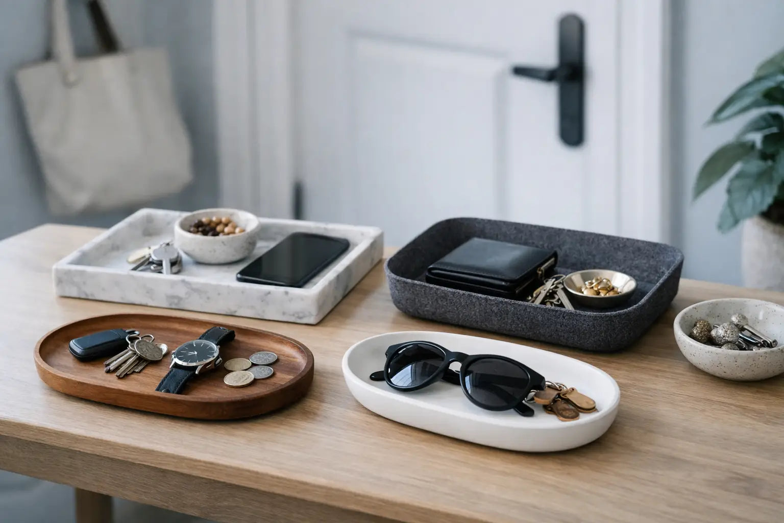 11 Entryway Catchall Tray Ideas That Work