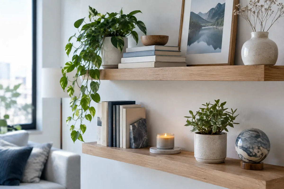 A Guide to Apartment Shelf Decor That Feels Like You