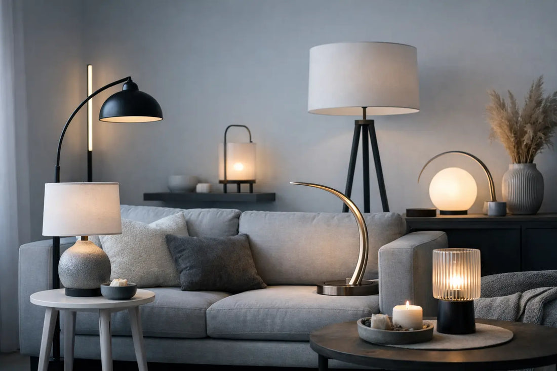 9 Living Room Lamp Styling Examples