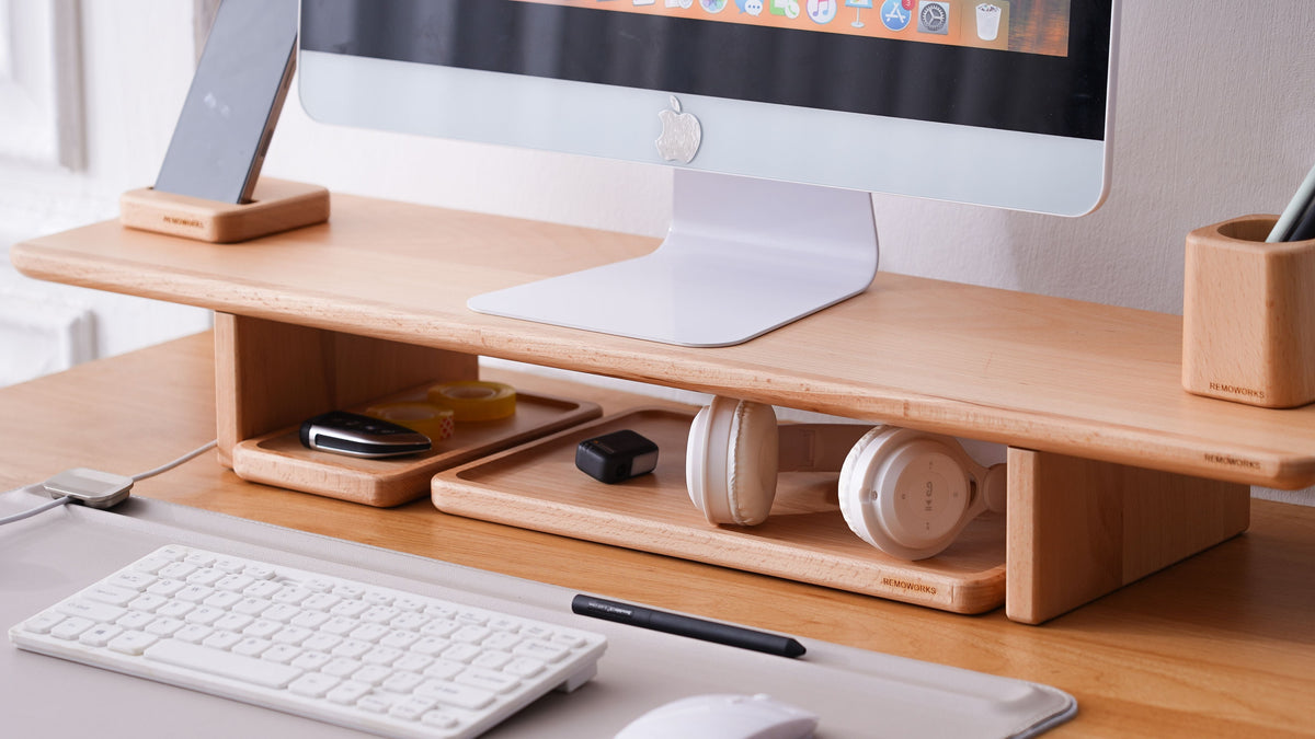 Smart Desk Organization with Multi-Purpose Holders