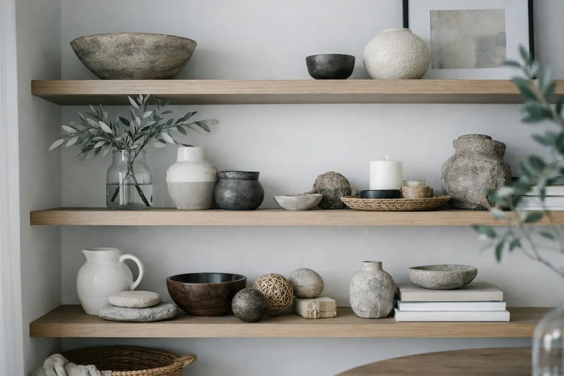 How to Style Open Shelves That Feel Collected