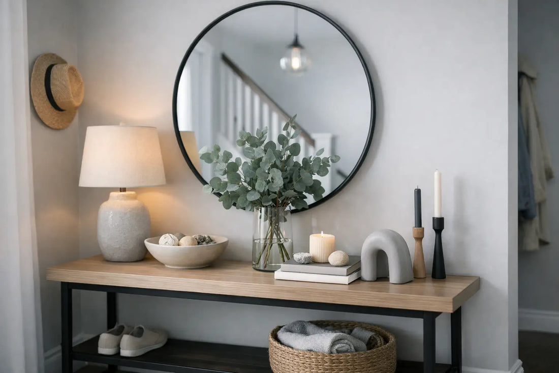 How to Decorate Entryway Table Right