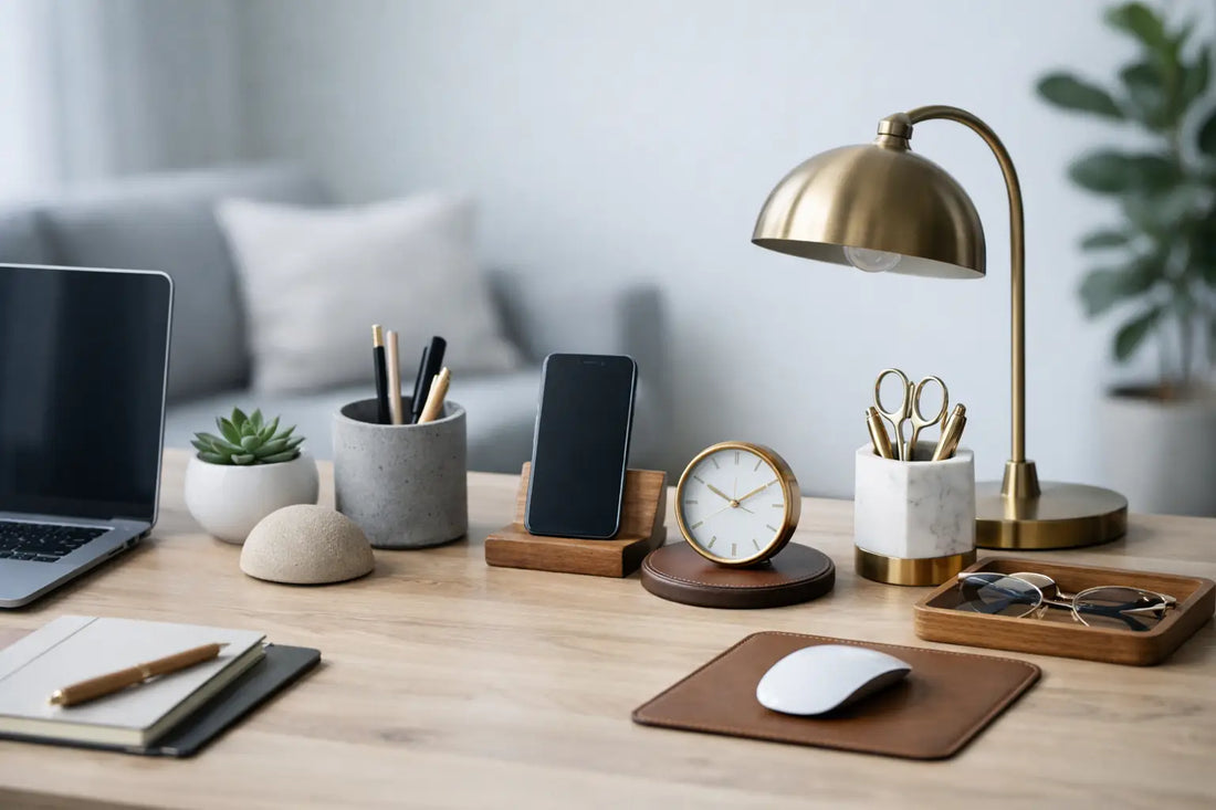 Stylish Desk Accessories for a Home Office