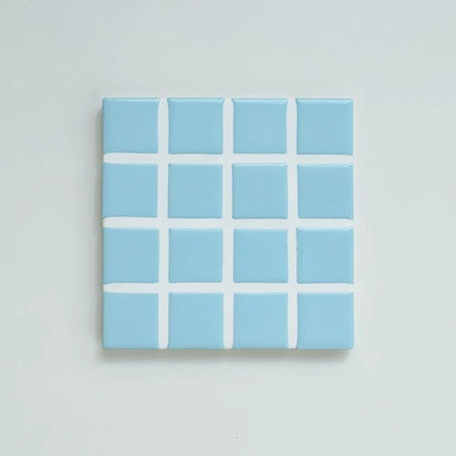 Pastel Mosaic Style Coaster