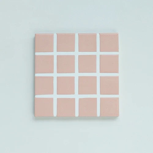 Pastel Mosaic Style Coaster