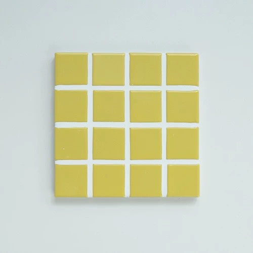 Pastel Mosaic Style Coaster