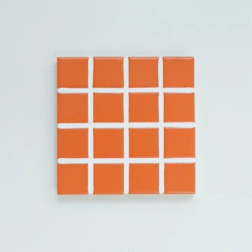 Pastel Mosaic Style Coaster