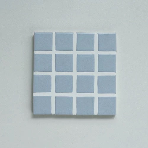 Pastel Mosaic Style Coaster