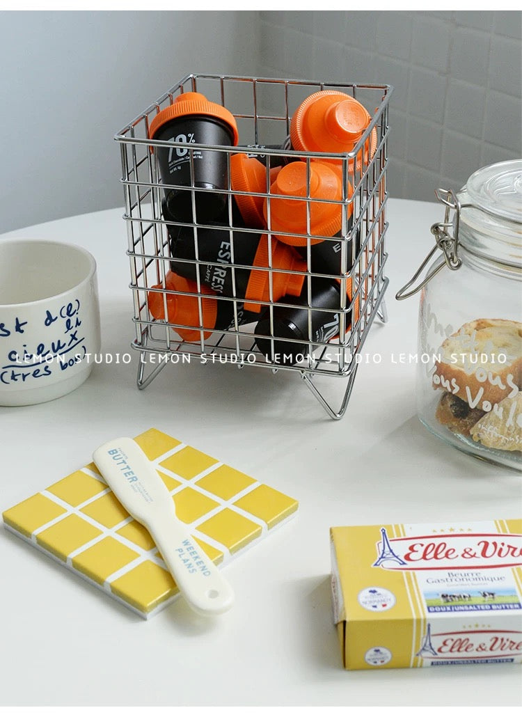 Pastel Mosaic Style Coaster