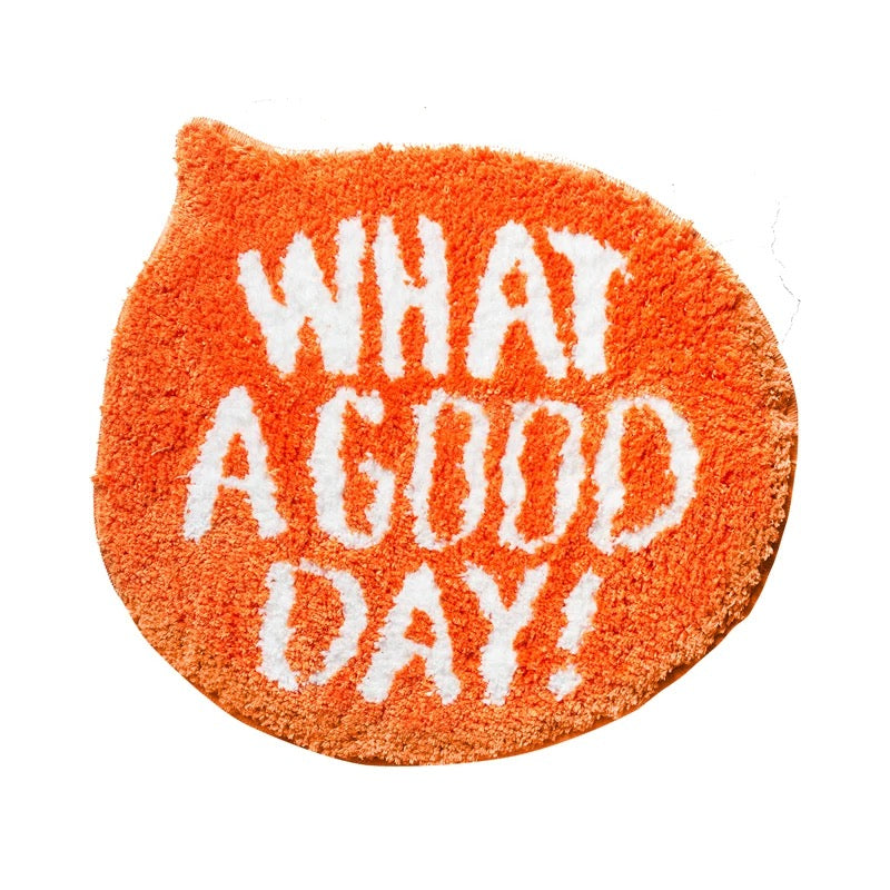 "What A Good Day!" Rug
